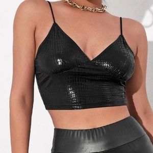 Faux Crocodile Pattern Tank